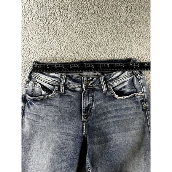 Silver Jeans Women 30 Elyse Ankle Skinny Low Rise - Picture 3 of 10